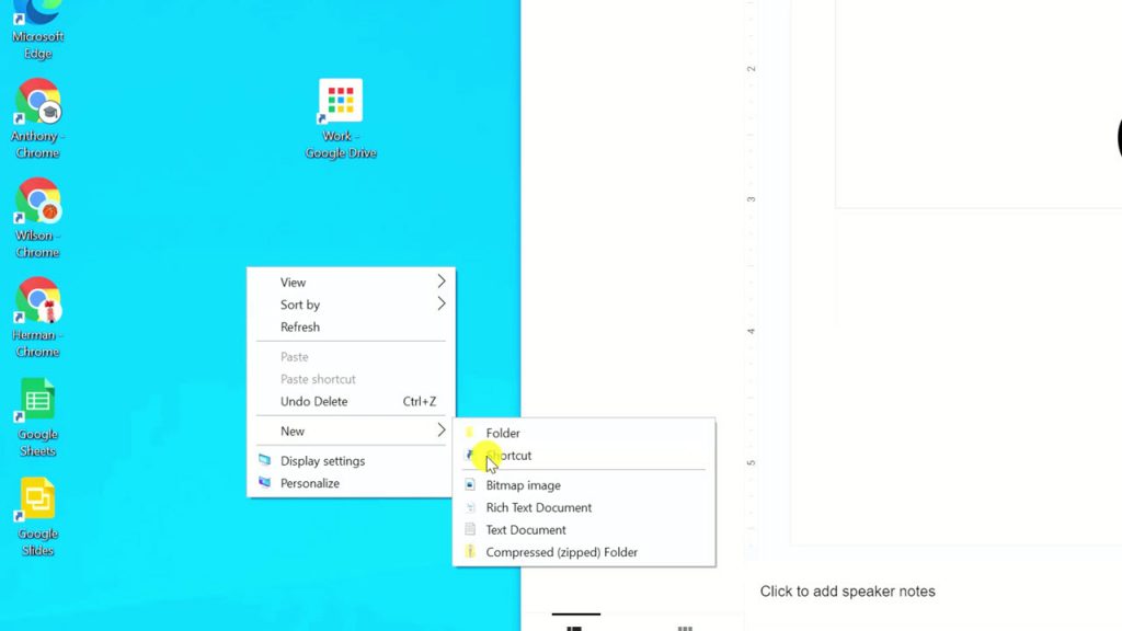 Create a Desktop Shortcut for Google Docs on PC / Mac