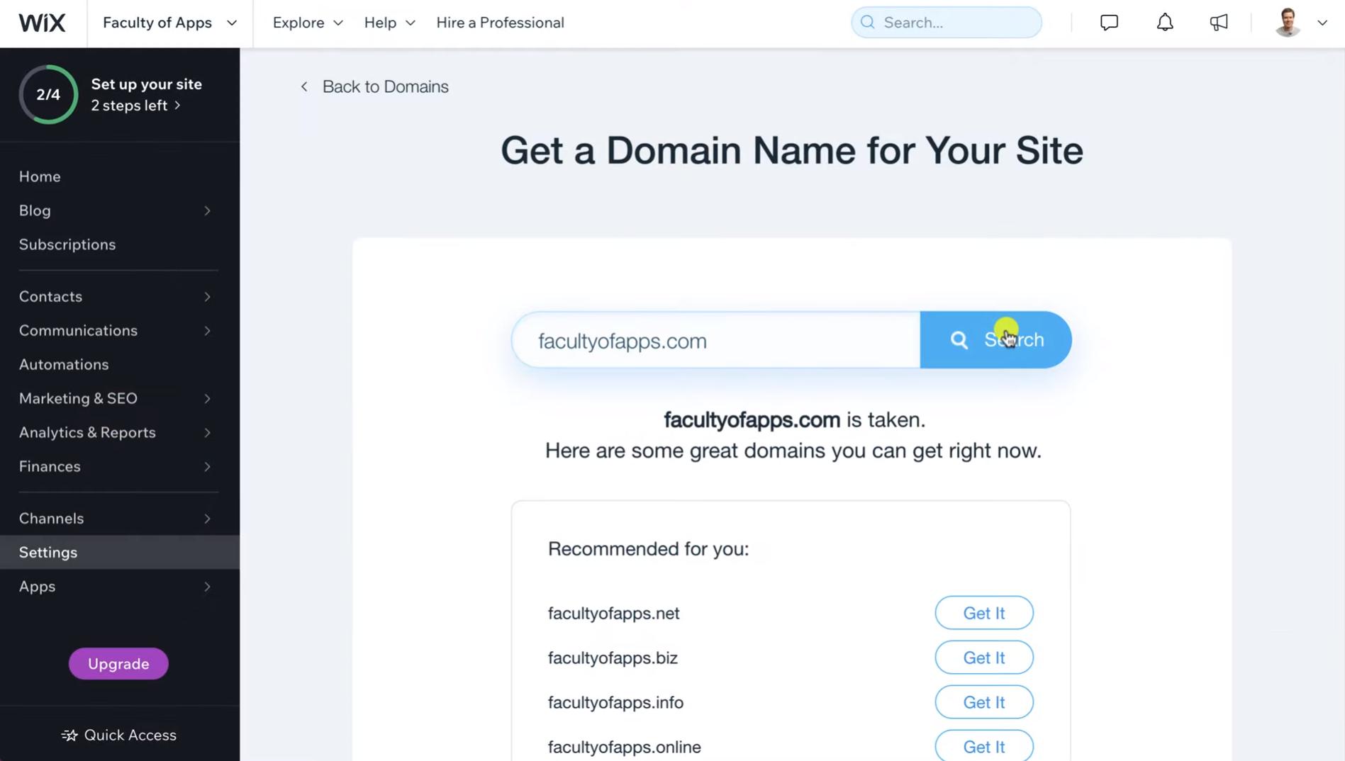 How to Upgrade your Wix Account